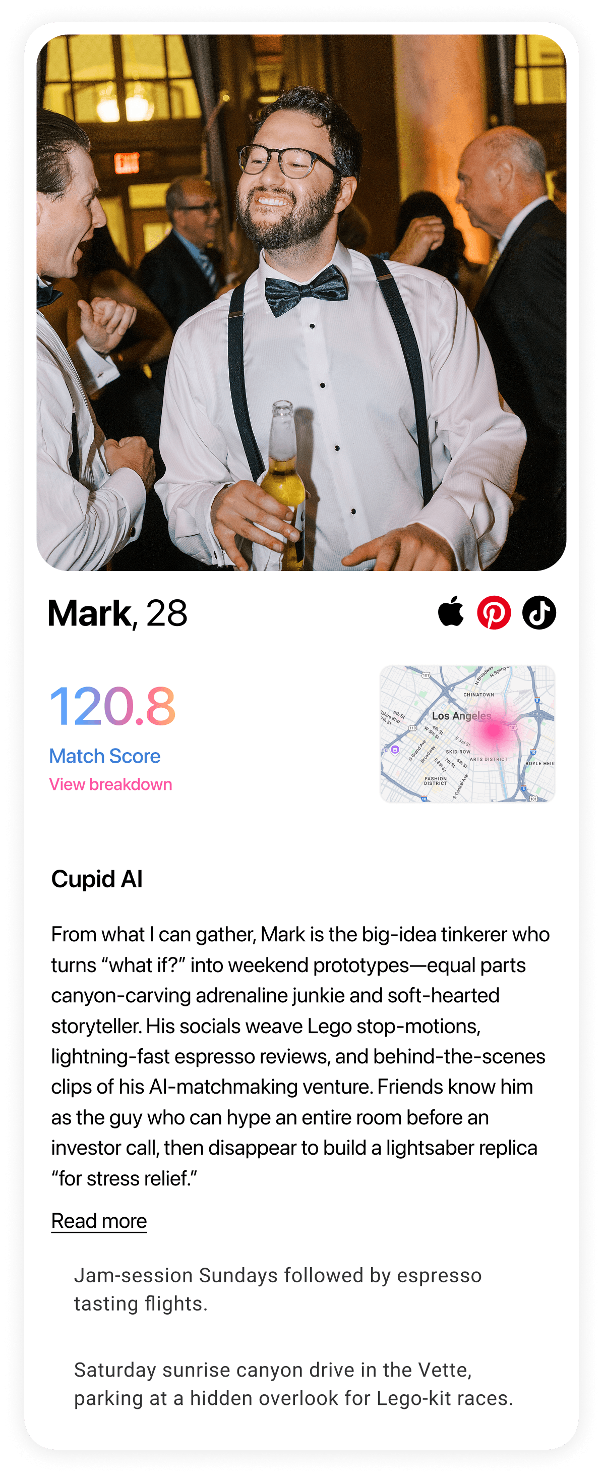 Profile card