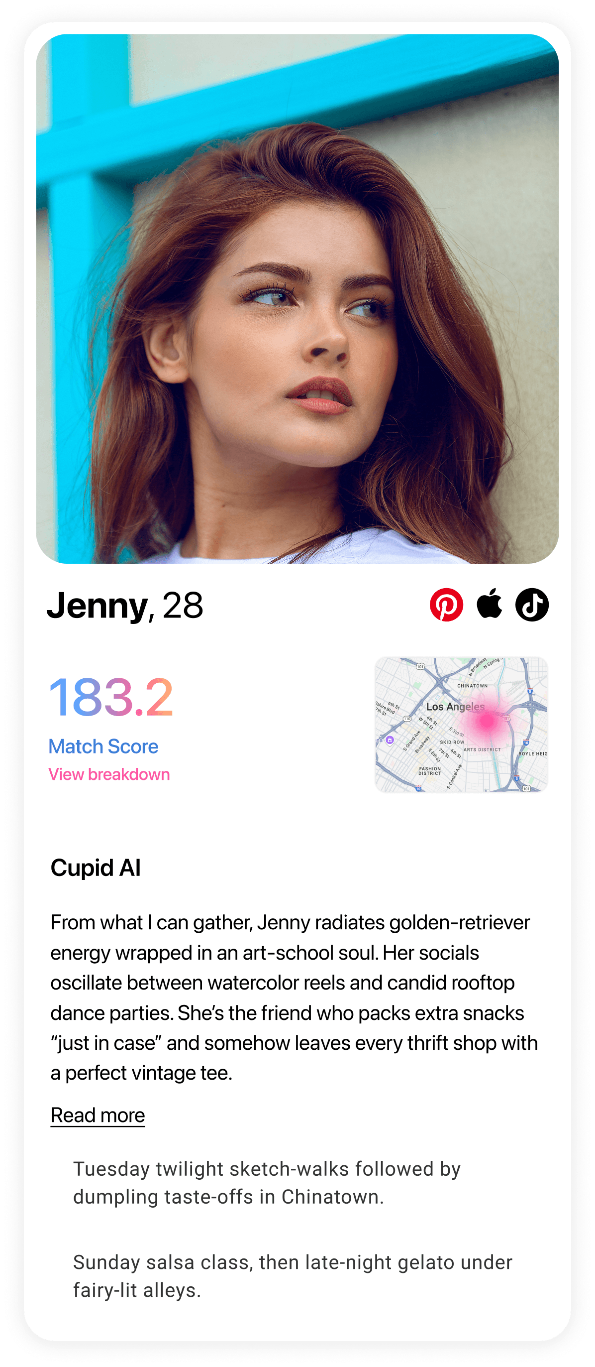Profile card