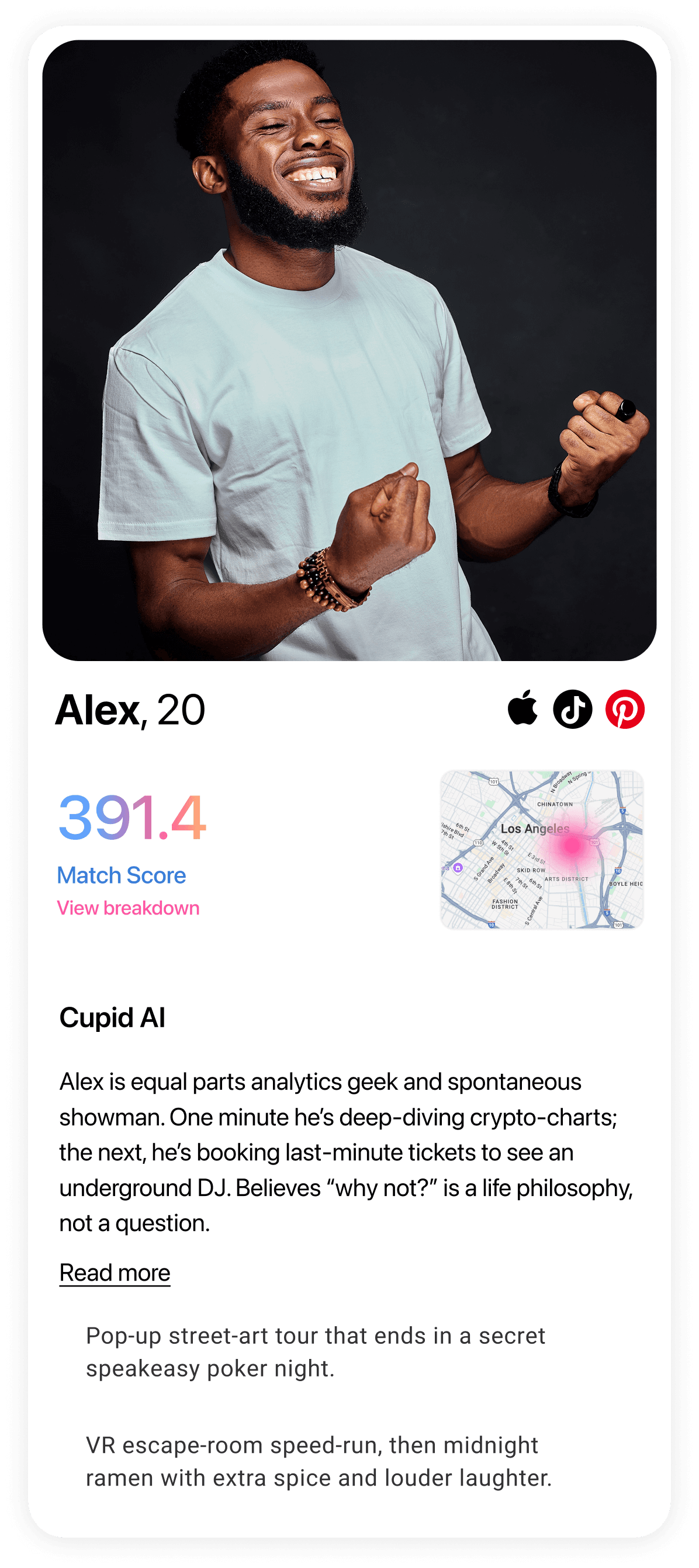 Profile card