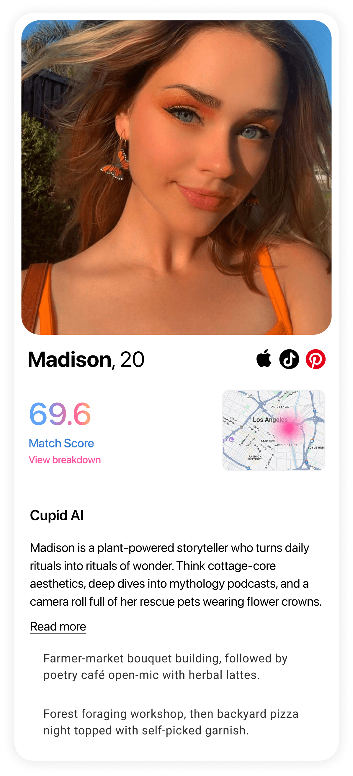 Profile card